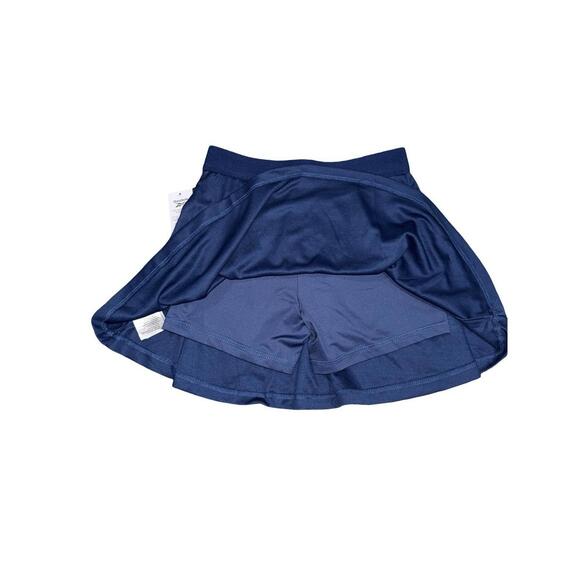 NWT Girls Reebok Perforated Woven Skater Tennis Skort Kids Sz L 12 Navy $34 - Picture 3 of 3